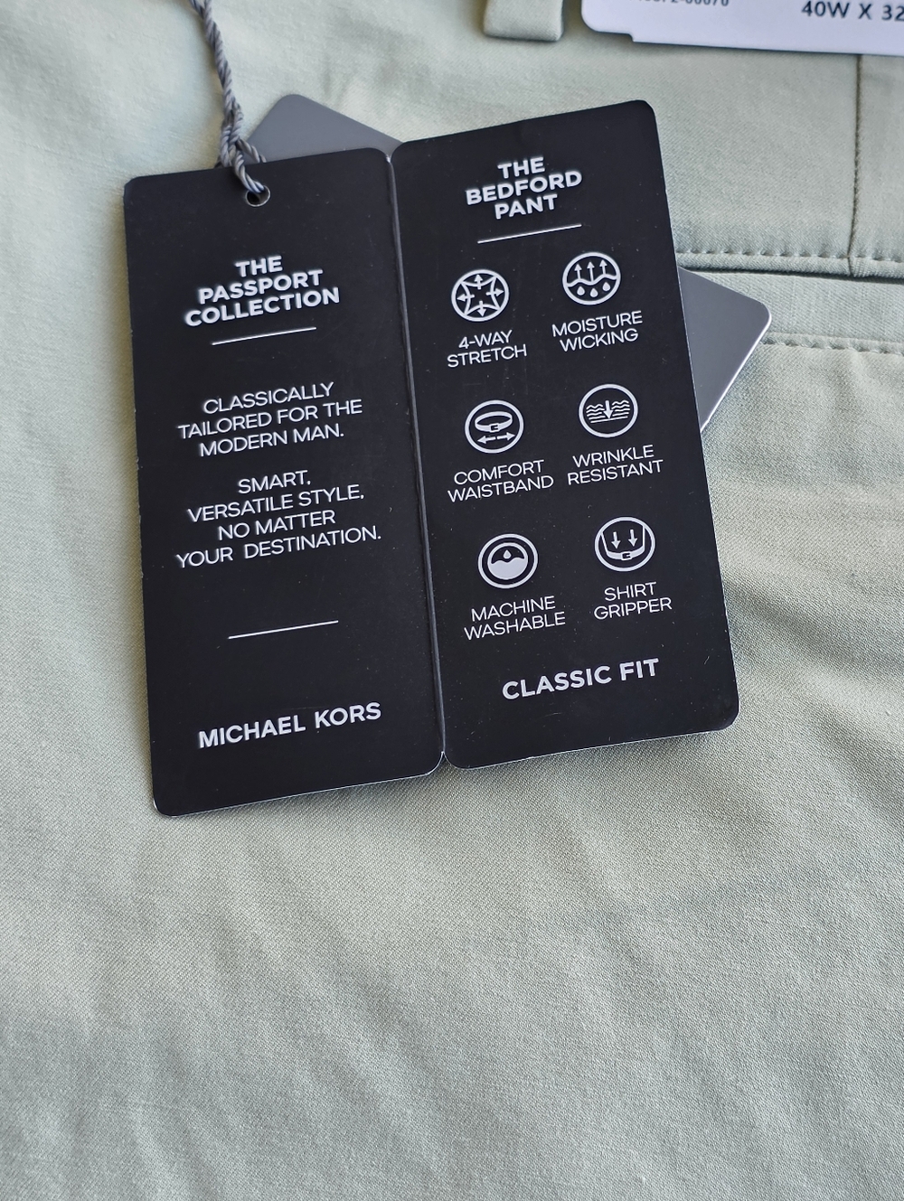 Michael Kors Men's Classic Dress Pants 32x32 NWT $95 MSRP Mint Career Formal - Picture 3 of 7